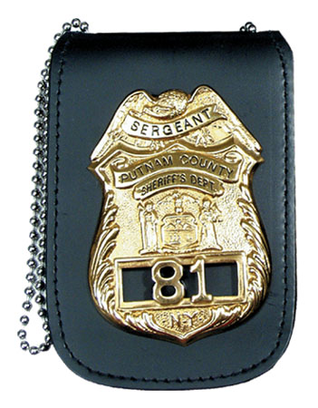 Perfect Fit Universal Neck Badge & ID Holder w/ Chain
